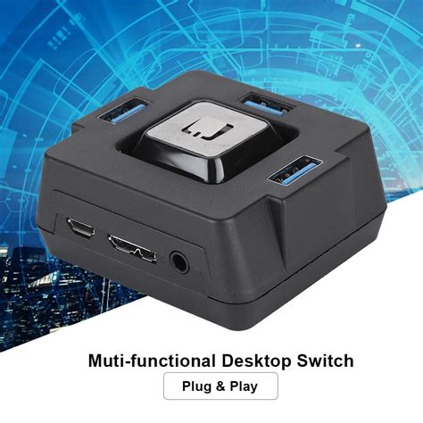 computer pc desktop external power switch reset button   port usb  port  ebay