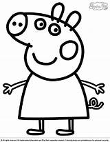Peppa Pig Coloring Pages Printable Print Para Color Colorear Craft Friends sketch template