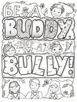 Coloring Bully Buddy Sheet Bullying Sheets Worksheets Skits Pdf Gartrell Ms Studio Search sketch template
