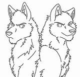 Coloring Wolf Pages Anime Angry Downloadable Coloringhome Printable Via sketch template