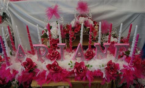 Hot Pink Sweet Sixteen Candle Stand With Name Sweet