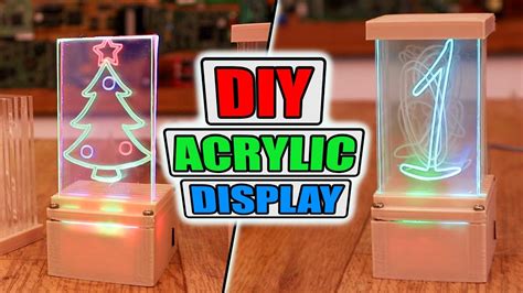 homemade digital acrylic display youtube