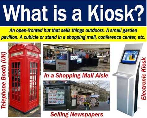kiosk definition  meaning market business news