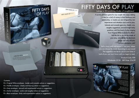 Fifty Days Of Play 50 Shades Of Grey Adult Board Sex Game Discreet Uk