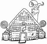 Hansel Gretel Colorear Para Dibujos House Candy Drawing Coloring Pages Digis Template Getdrawings Scraphappy Crafter Paper sketch template