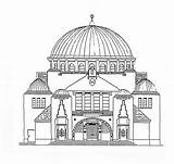 Synagogue Coloring Pages Template sketch template