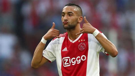 joueur tres confiant de la reussite de ziyech  chelsea