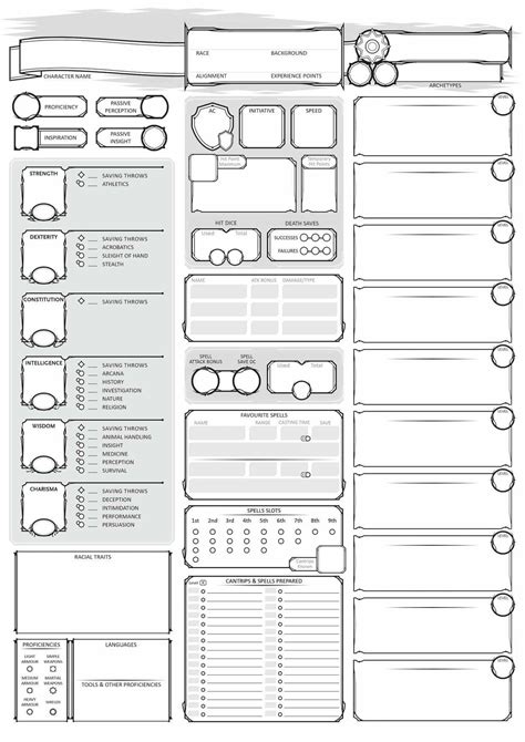 pin by korrine walker on a girls guide to dnd character sheet dnd