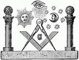 Freemasonry Symbols Masonic Musings Columns sketch template