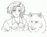 Coloring Wolf Pages Anime Pack Rain Library Wolfs Insertion Codes Comments sketch template