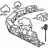 Train Coloring Pages Toy Lego Steam Trains Diesel Model Track Passenger Drawing Outline Color Printable Caboose Getcolorings Getdrawings Netart Colorings sketch template