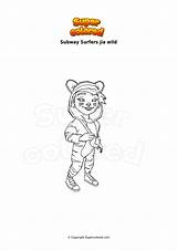 Subway Jia Surfers Ausmalbild Colorear Disegno sketch template