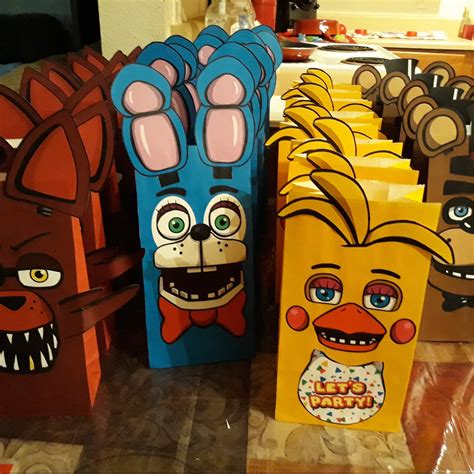 Five Nights At Freddy S Fnaf Party Favor Bags Perfect For Etsy Fnaf