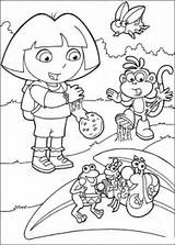 Coloring Dora Pages Cookie Sticky Printable Do Exploratrice Explorer Book Categories Boyama sketch template