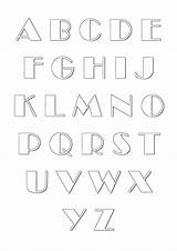 Alphabet Coloring Kids Pages Chicago Style Font Fonts Deco Beautiful Printable Justcolor Color Cute sketch template