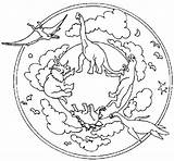 Mandala Coloring Pages Dinosaurs Bubakids Tsgos sketch template