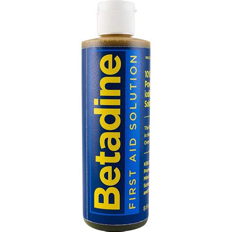 betadine  aid solution  fl ounce bottle povidone iodine