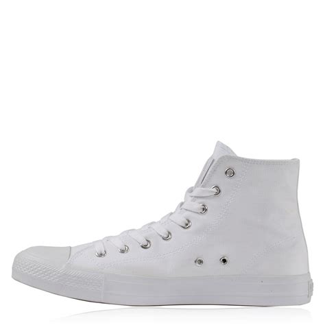 soulcal canvas high mens trainers canvas high
