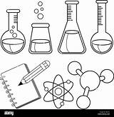 Chimie Quimica Química sketch template