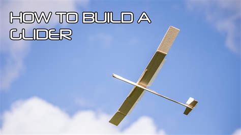 balsa wood glider youtube