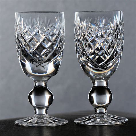 Set Of 4 Waterford Donegal Crystal Cordial Glasses Etsy