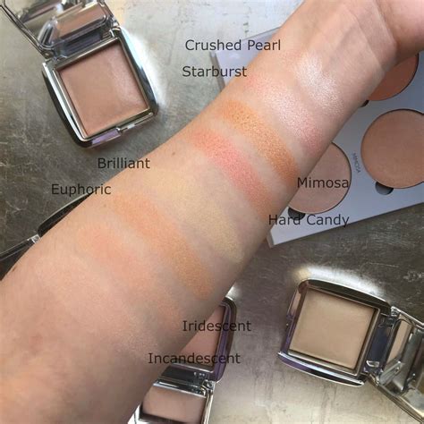 review hourglass ambient strobe powders anastasia beverly hills glow kits with swatches on