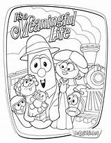 Coloring Pages Veggietales Veggie Tales Color Pickle Life Meaningful Bible Giant Dave Sheets Christmas Dvd Colouring Tale Jonah Contentment Someone sketch template