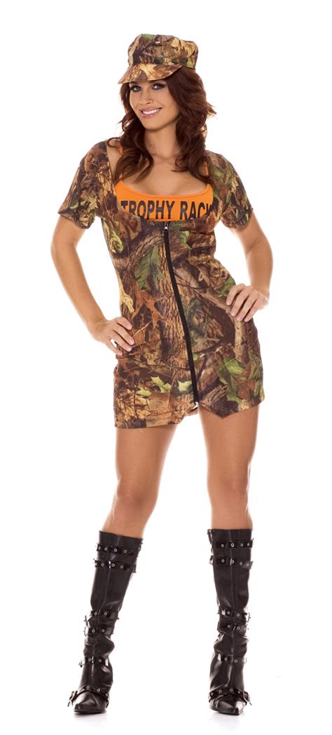 Hunting Huntress Sexy Camoflage 3 Pc Halloween Costume ~ S 4x Leather