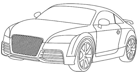 pin  audi cars coloring pages