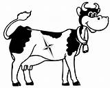 Coloring Cow Pages Outline Dairy Cartoon Clipart Group Cliparts Holstein Template Drawing Cows Library Clip Scarecrow Game Popular Dari Uteer sketch template