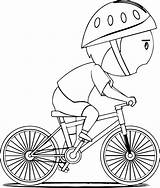 Coloring Bike Pages Bmx Cycling Bicycle Kids Printable Drawing Dirt Ride Print Sketch Boy Color Riding Biycle Sheets Popular Encourage sketch template