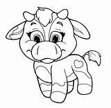 Cow Coloring Pages Baby Cows Kids Printable Color Cartoon Chibi Face Drawing Print Kidsplaycolor Getdrawings Getcolorings Draw Popular Template sketch template
