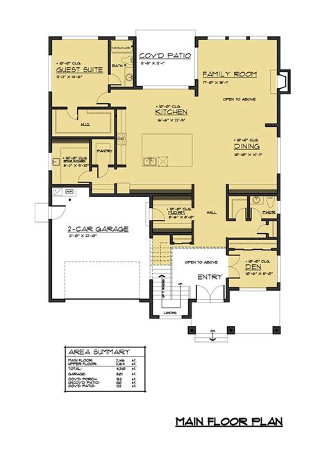 bedroom modern style house plan  plan