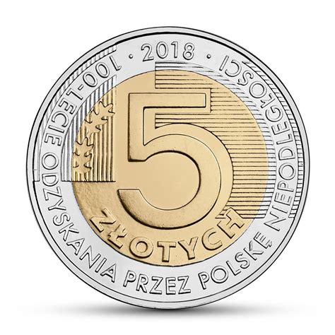 okolicznosciowa moneta  zl na  lecie odzyskania przez polske
