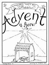 Coloring Pages Advent Kids Wreath Christmas Printable Printables Color Children Manger Candles Candle Book Sunday Catholic Colouring Print Sheets School sketch template