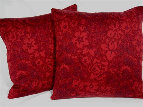 rich red cushion  image red cushions cushions uk cushion design