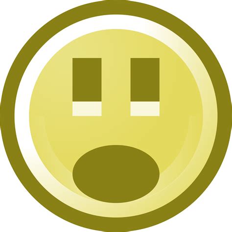 surprised smiley face clipart