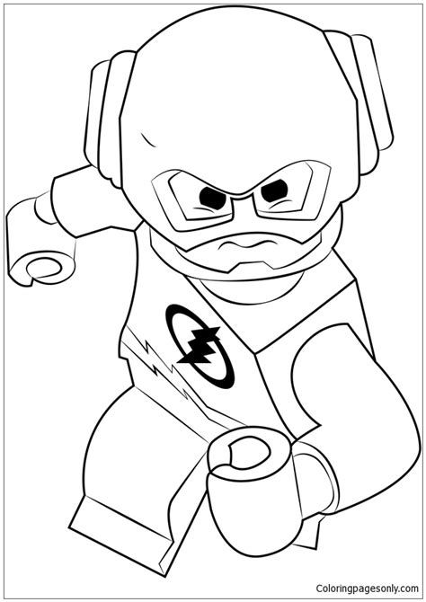 lego  flash coloring page  printable coloring pages