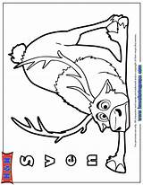 Sven Olaf Reindeer Parable Malvorlagen Plotten Zeichentrick Gestalten Besuchen Elsa Weihnachten Acessar Hmcoloringpages sketch template