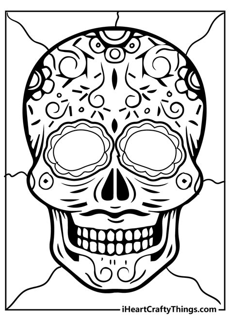 skull coloring pages  skull coloring pages  fun  color