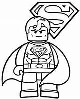 Lego Coloring Superman Pages Avengers Printable Color Minifigure Topcoloringpages Print Sheet sketch template