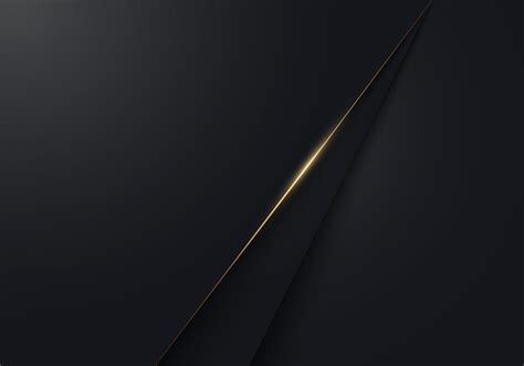 abstract modern luxury minimal black paper cut background   gold accent