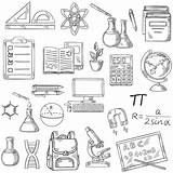 School Supplies Pages Coloring Symbols Printable Kids sketch template