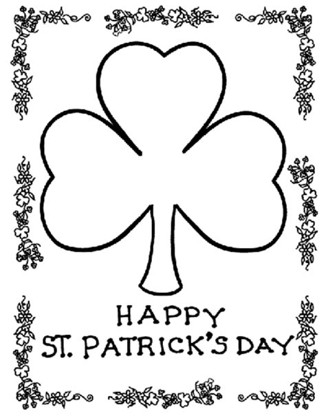 st patricks day printable coloring pages  adults kids