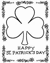 Coloring St Pages Patrick Printable Kids Adults Patricks Shamrock Clover Doodle Alley Everythingetsy Gif sketch template