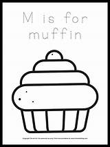 Muffin sketch template