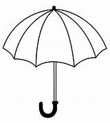Chuva Guarda Paraguas Umbrella Colorironline sketch template