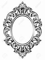Baroque Frame Clipart Clipground sketch template