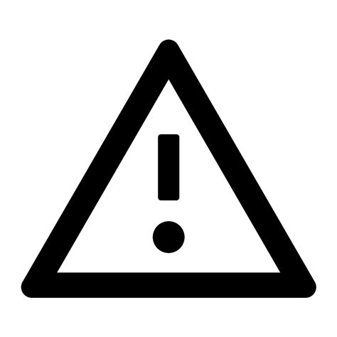 warning  vector icon iconbolt