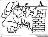 Coloring Pages Santa Christmas Colouring Kids Truth Chimneys Colour Sojourner Area Fireplace Color Parade Getcolorings Imagine sketch template